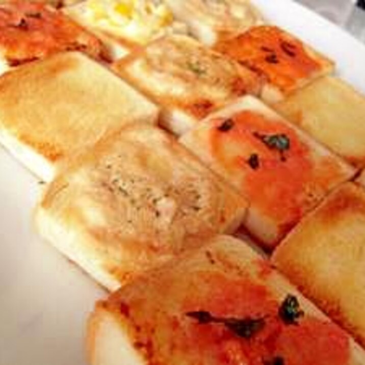のんびり朝食はみんなでカナッペ!